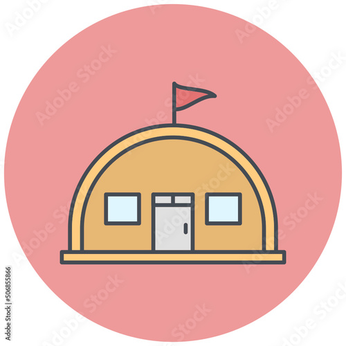 Bunker Icon Design