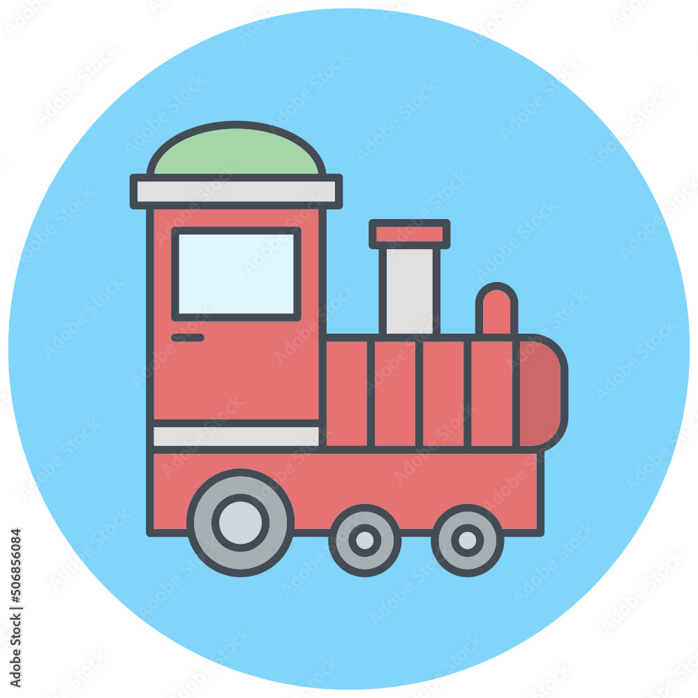 Toy Train Icon Design Toy Train Icon Design
