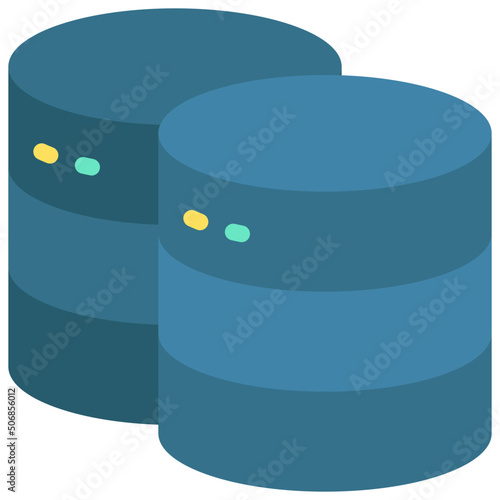Two Databases Icon