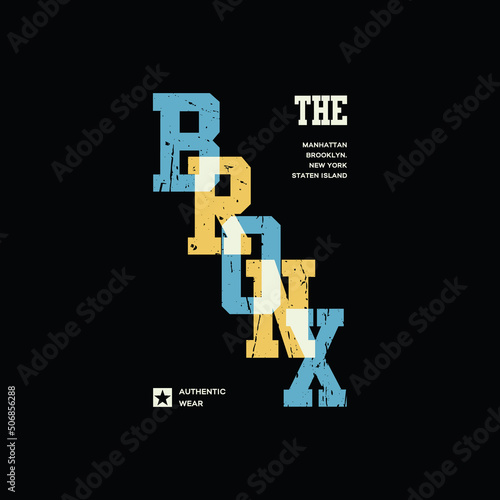 The Bronx t-shirt and apparel design