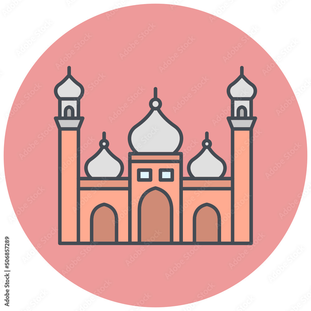 Badshahi Mosque Icon Design
