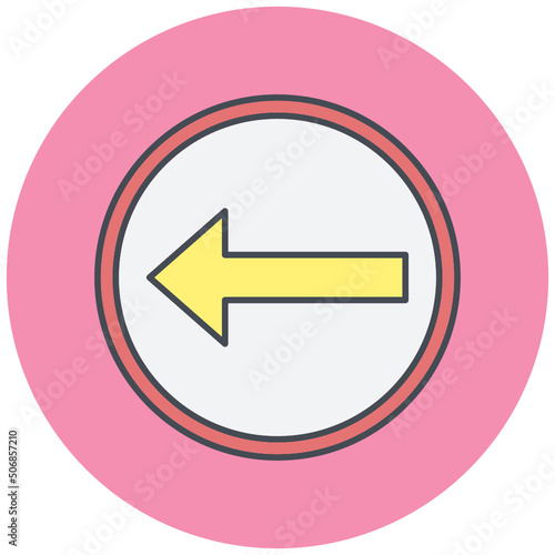 Left Arrow Icon Design Free Download Left Arrow Icon Design - GFXLoad