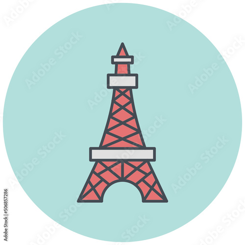 Tokyo Tower Icon Design