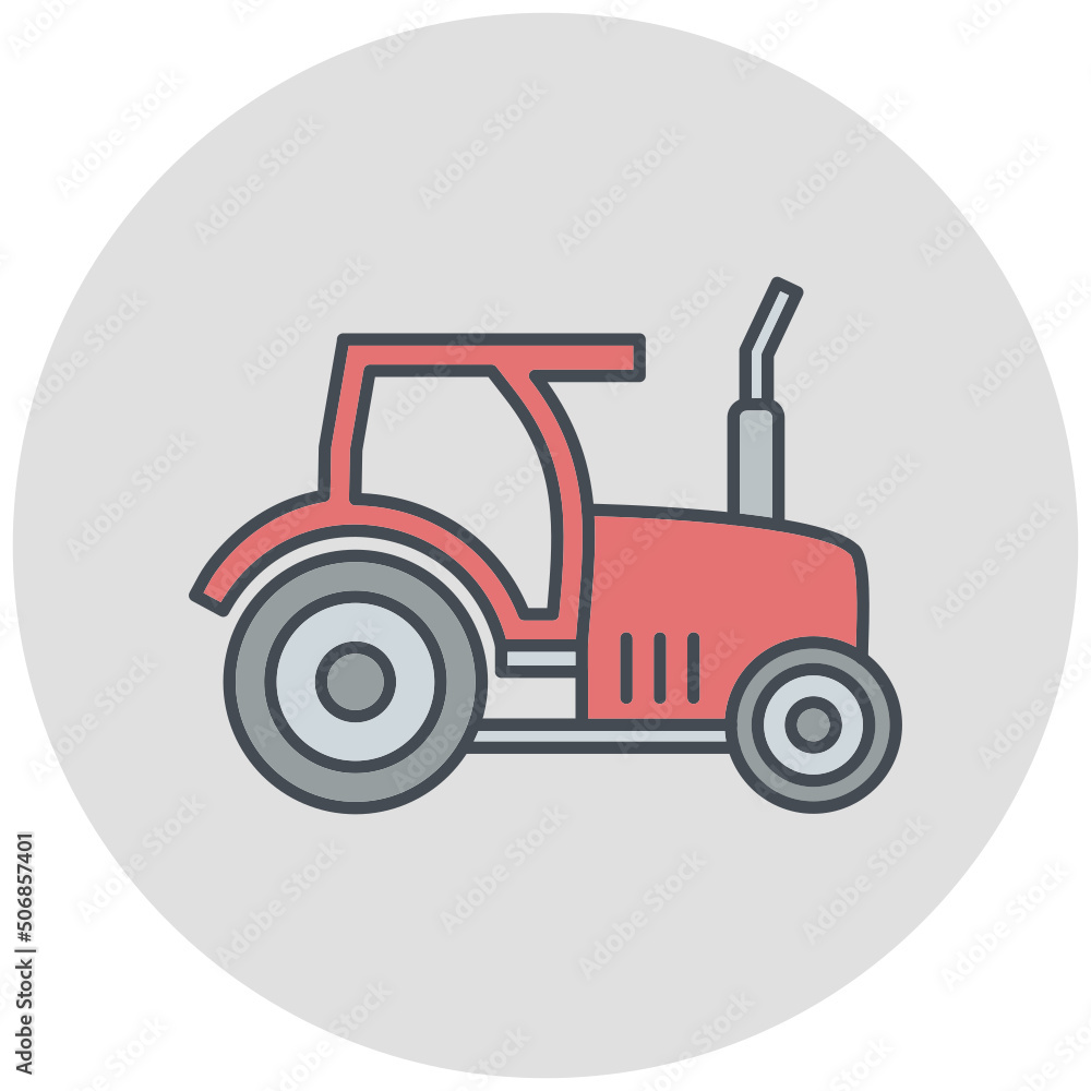 Tractor Icon Design