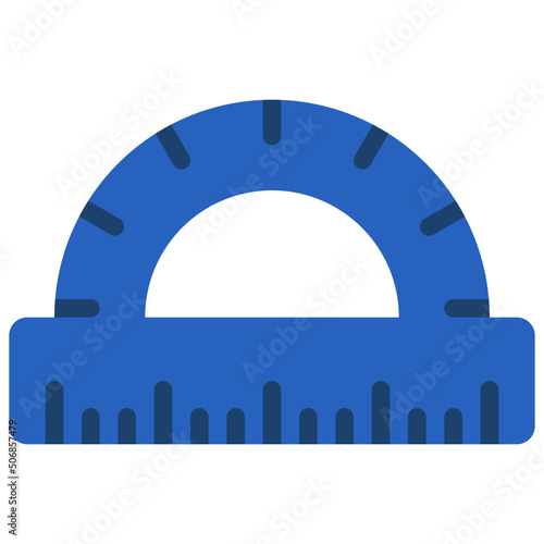 Protractor Ruler Icon