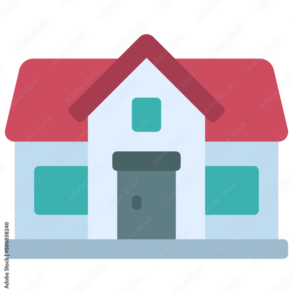 House Middle Porch Icon House Middle Porch Icon
