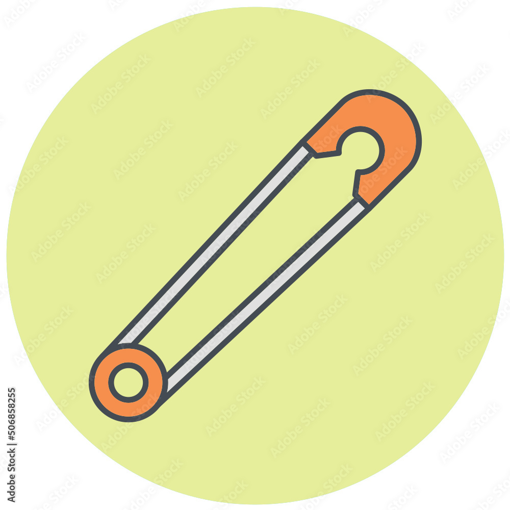 Safety Pin Icon Design Safety Pin Icon Design