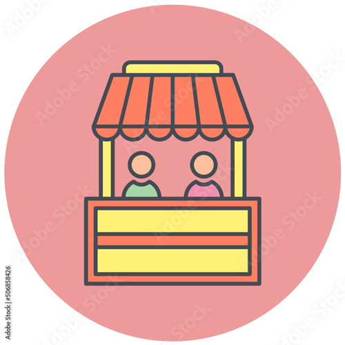 Ticket Office Icon Design