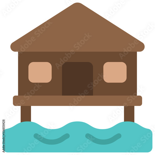 Seafront Hut Icon