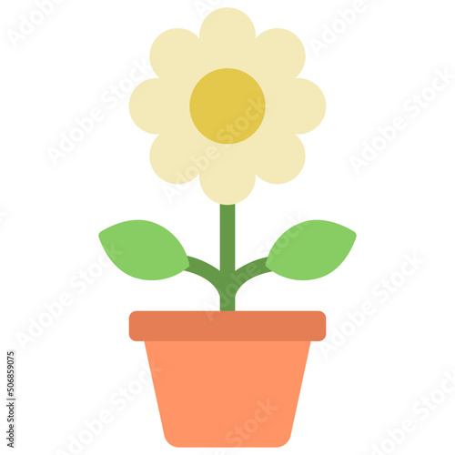 Potted Daisy Icon