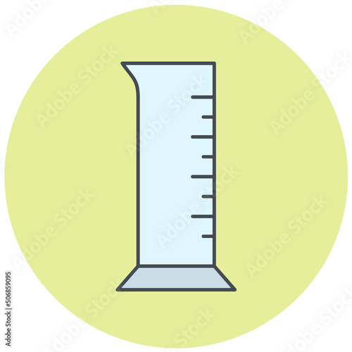 Graduated Cylinder Icon Design