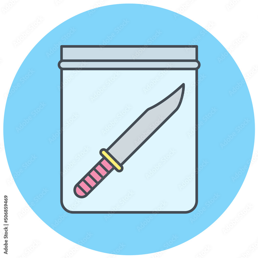 Murder Knife Icon Design