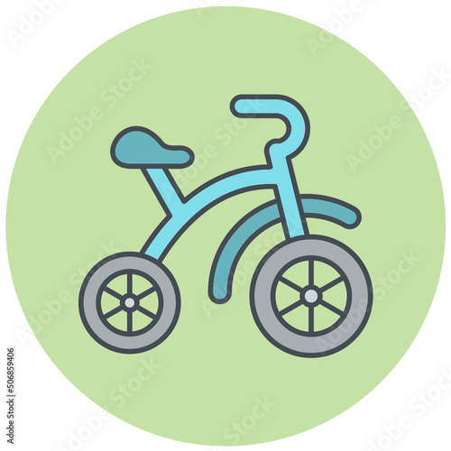 Tricycle Icon Design