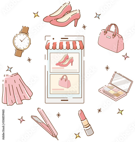 ネットショッピング　ファッションアイテム