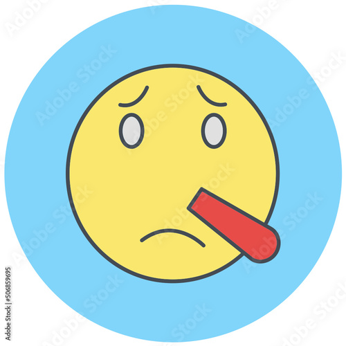 Liar Emoji Icon Design