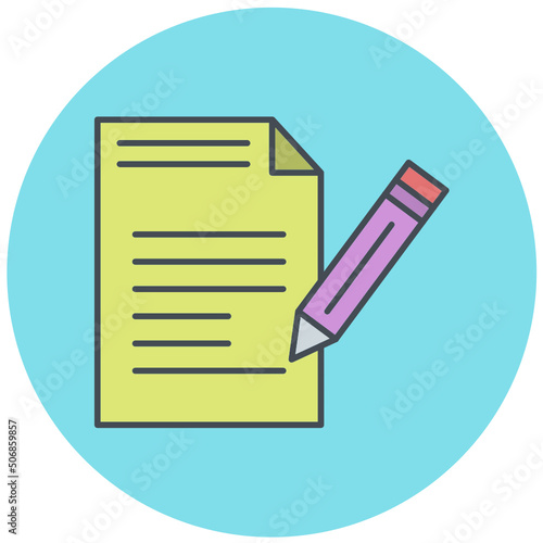 Write Icon Design