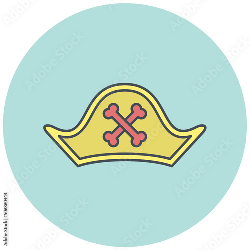 Pirate Hat Icon Design
