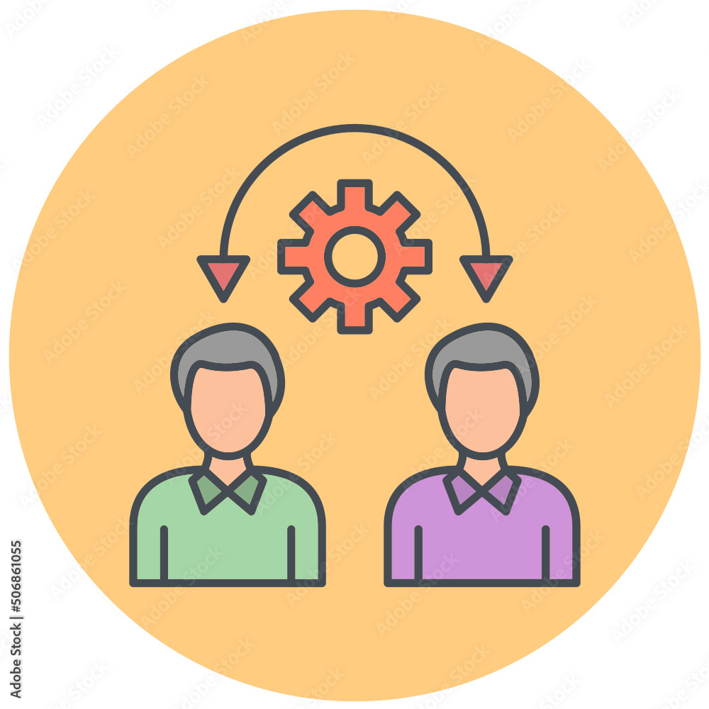 Collaboration Icon Design Collaboration Icon Design
