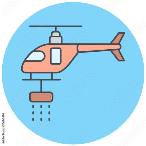 Fire Fighting Icon Design