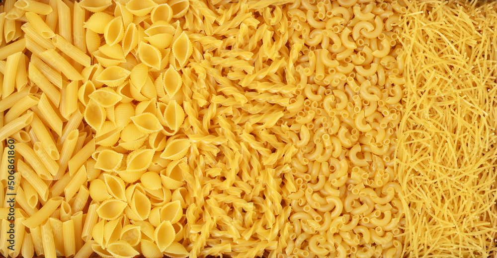 Pasta background of dry italian pasta. Pasta background of dry italian pasta.