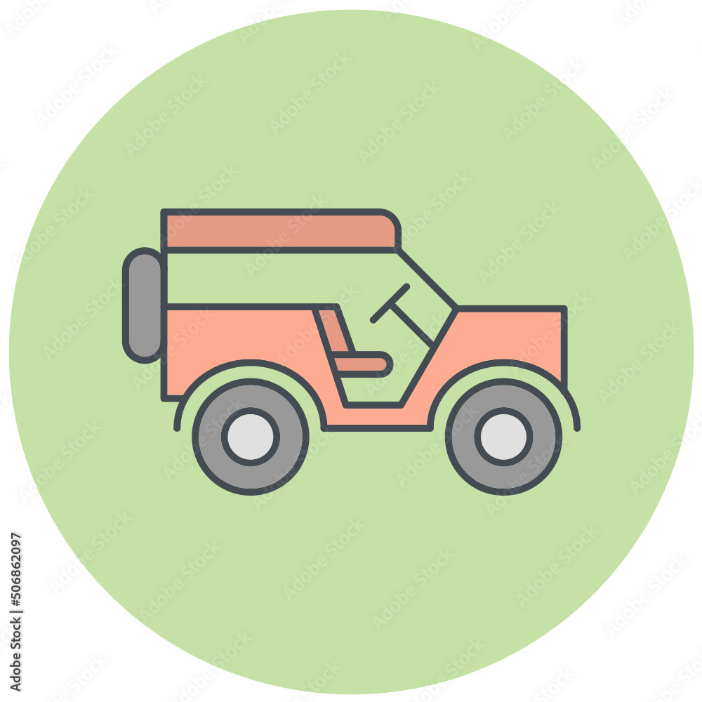 Army Car Icon Design Army Car Icon Design