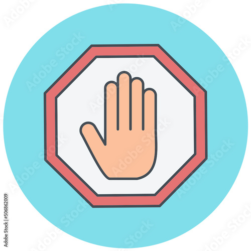 Stop Sign Icon Design