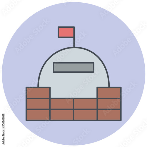 Bunker Icon Design