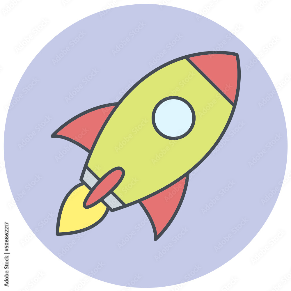 Obraz premium Rocket Icon Design