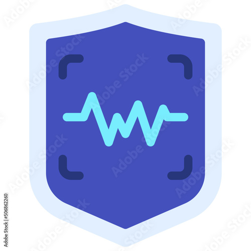 Voice Recognition Shield Icon