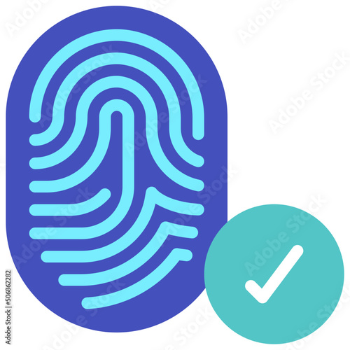 Thumb Print Correct Icon