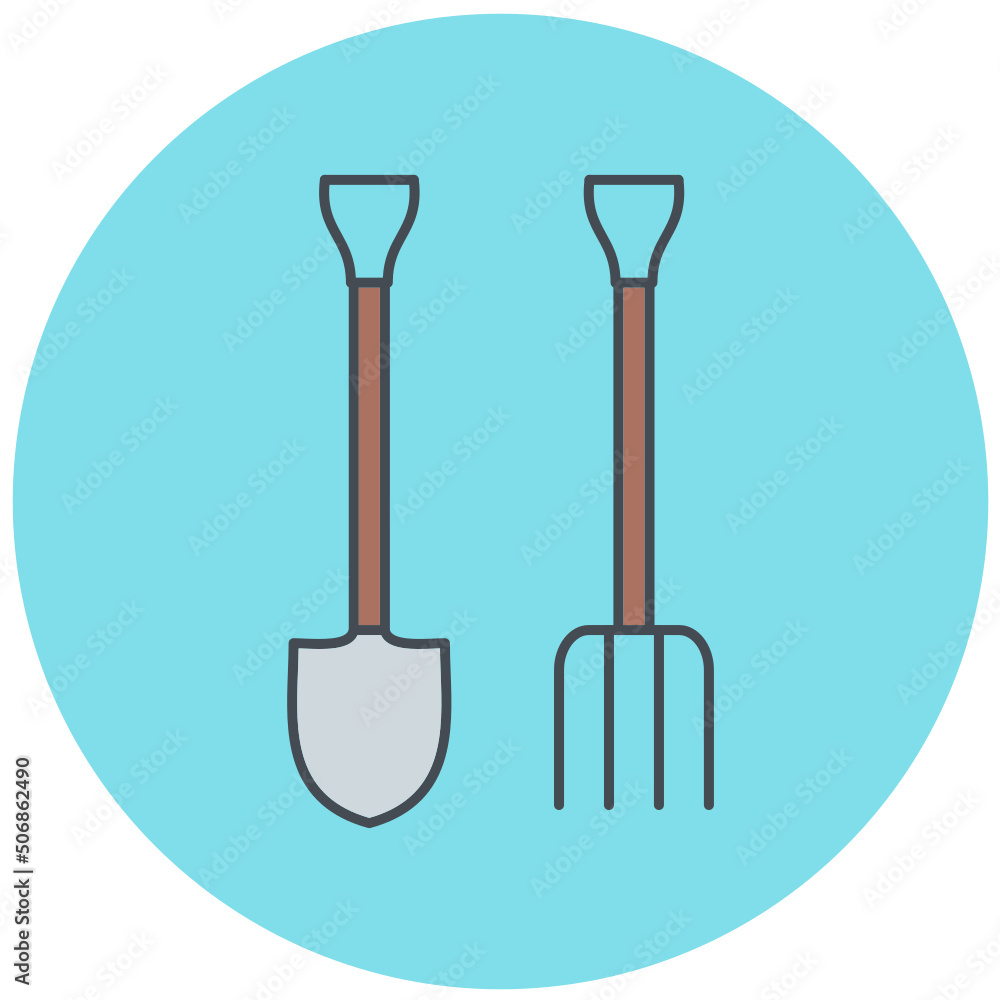 Gardening Tools Icon Design Gardening Tools Icon Design