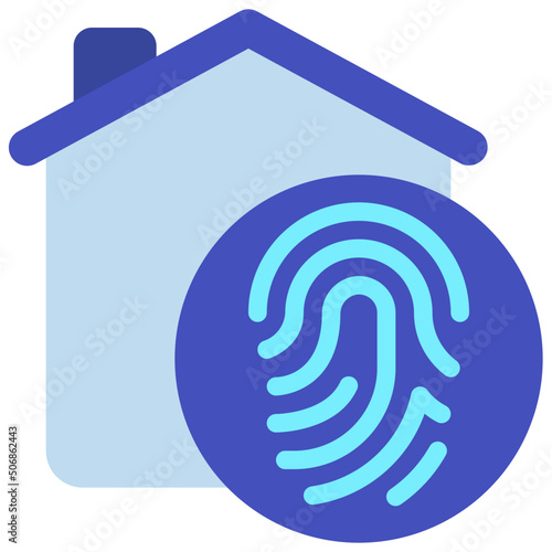 Thumb Print House Icon