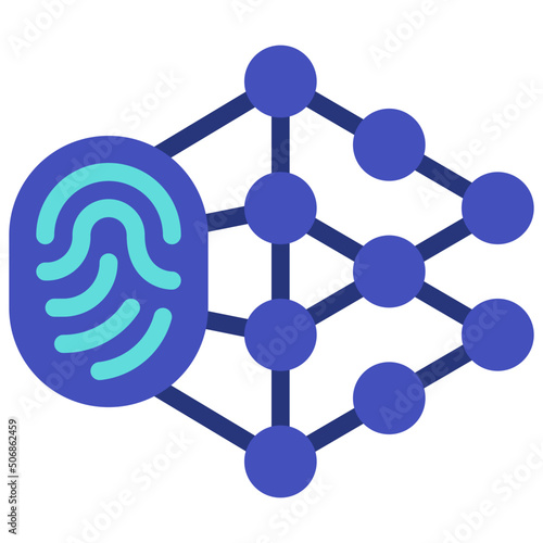 Thumb Print Algorithm Icon