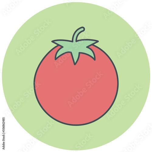 Tomato Icon Design