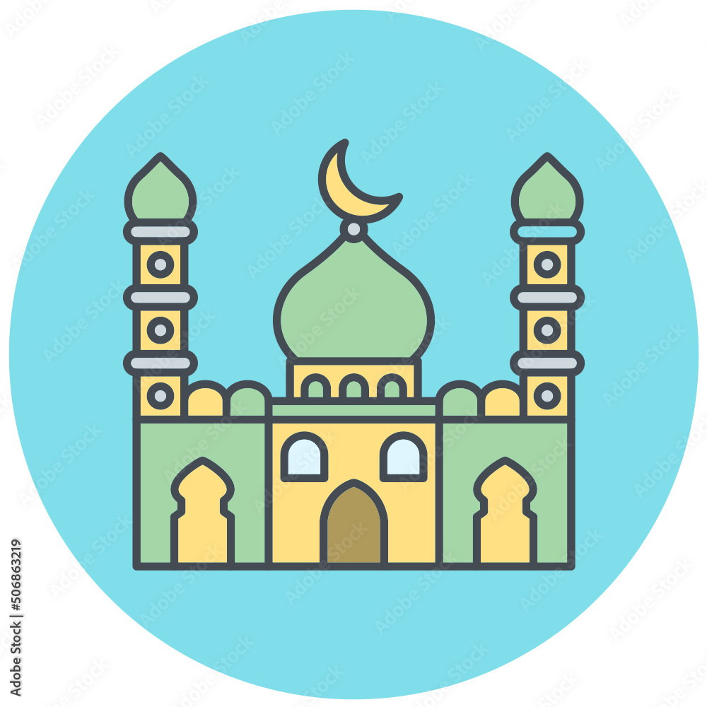Mosque Icon Design Mosque Icon Design