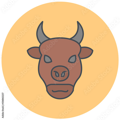 Bison Icon Design