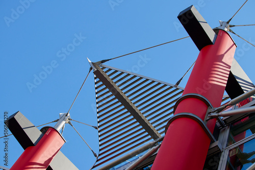 close up shots of the sparkasse bank building in Heinsberg,Germany photo