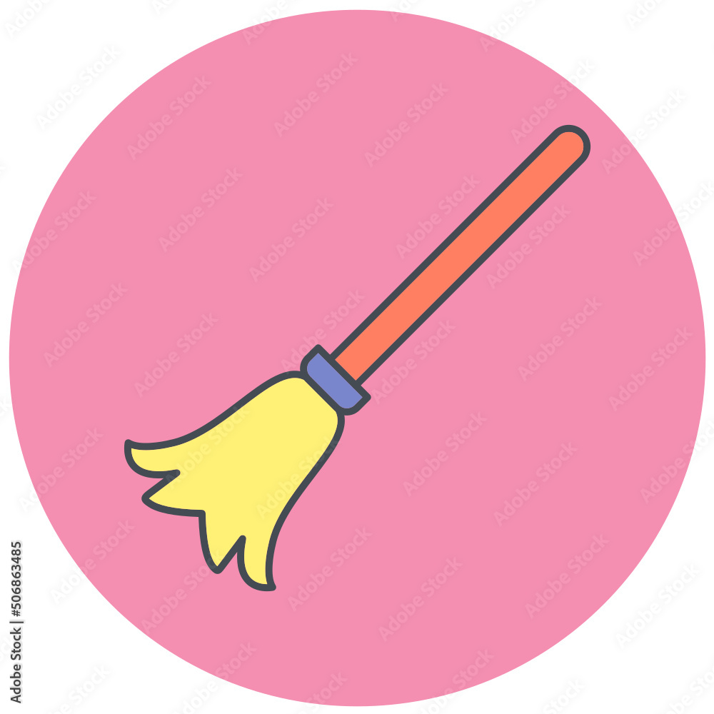 Broom Icon Design Broom Icon Design