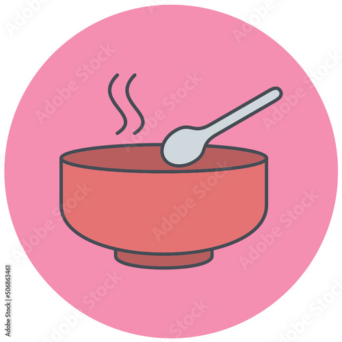 Soup Icon Design photo