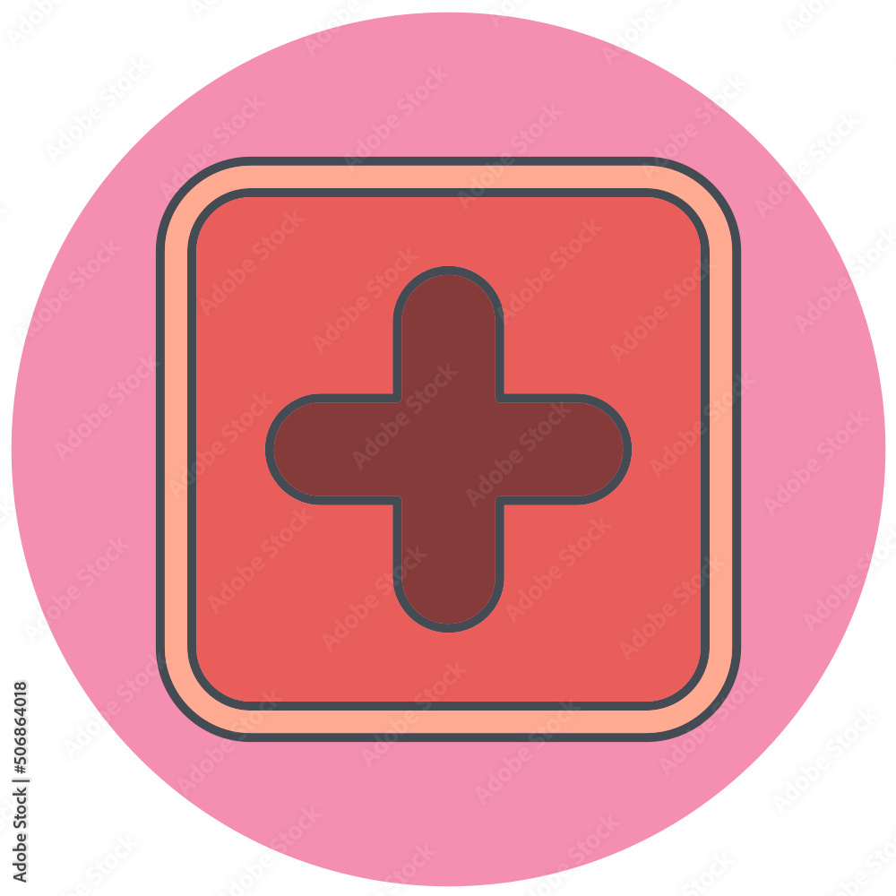 Fototapeta premium Add Icon Design