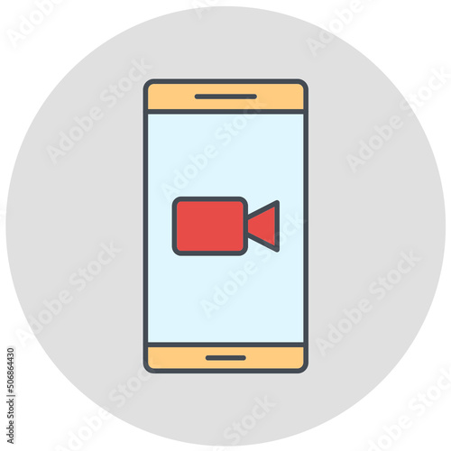 Video Call Icon Design