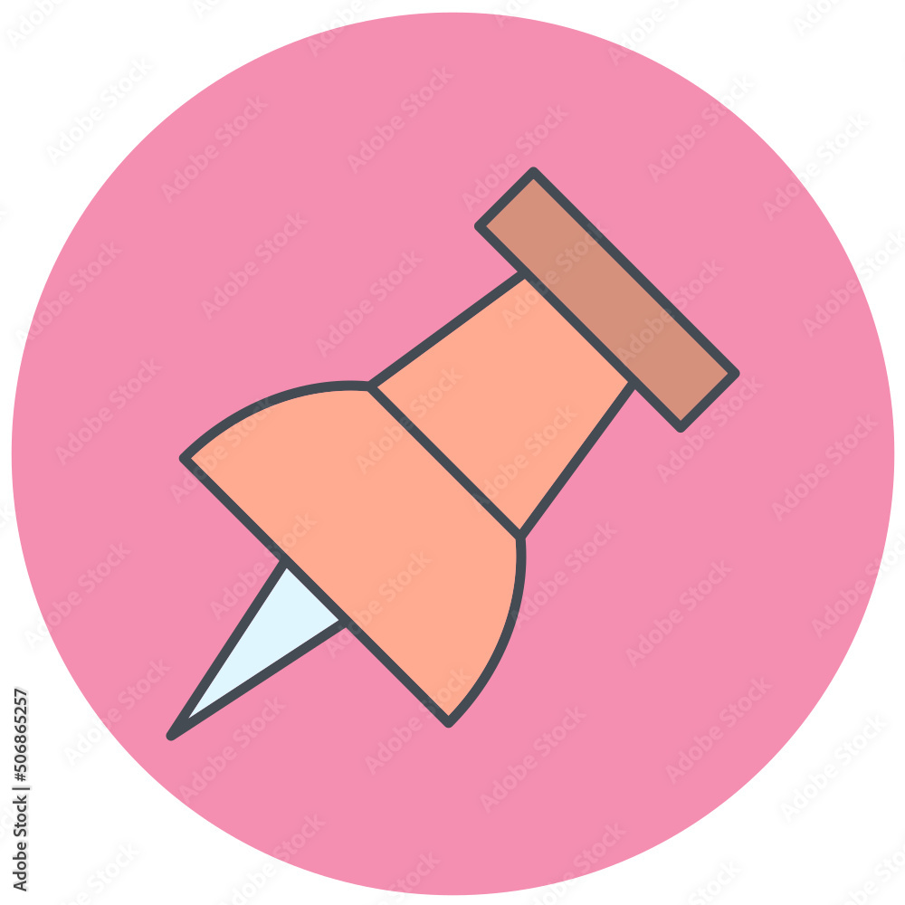 Push Pin Icon Design Push Pin Icon Design