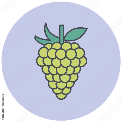 Grapes Icon Design