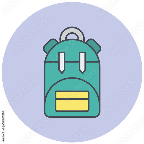 Bagpack Icon Design