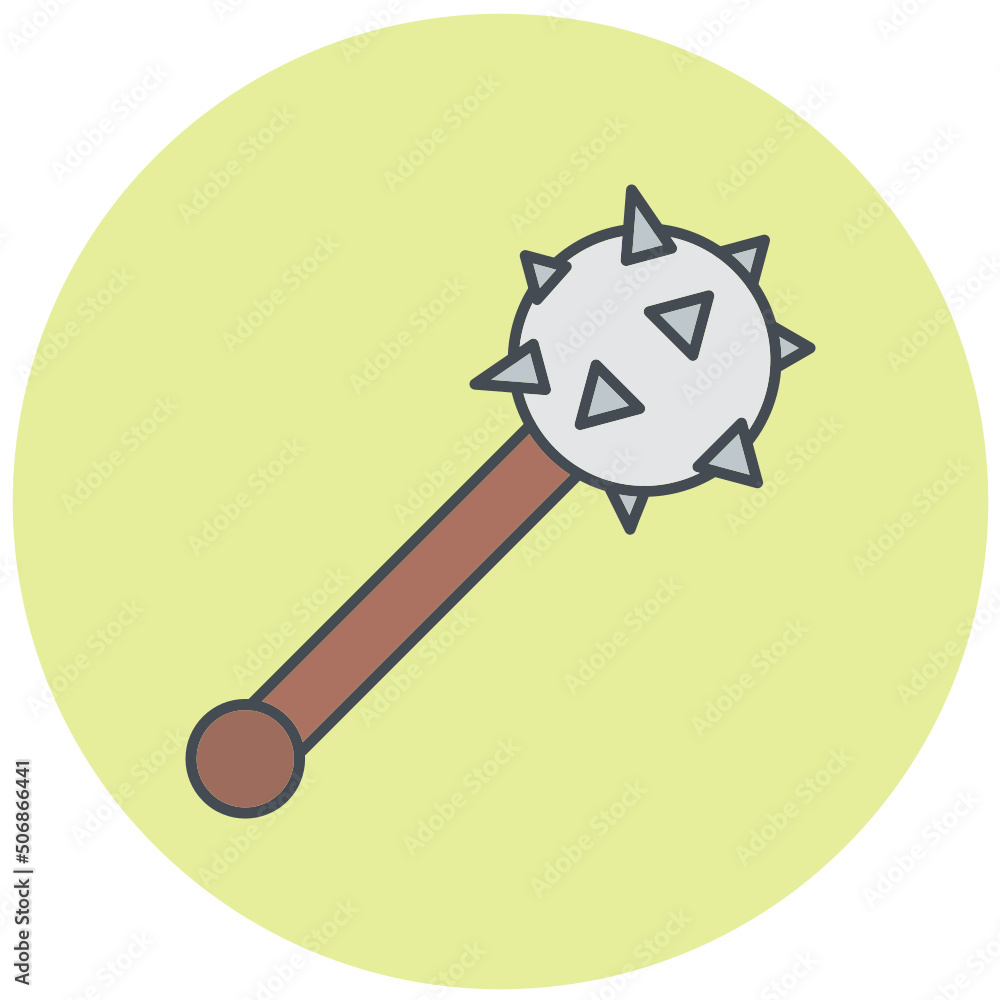 Mace Icon Design Mace Icon Design