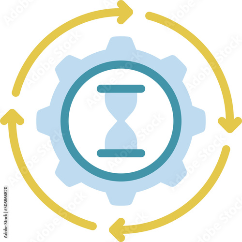 Time Management Process Icon © Juicy Studios