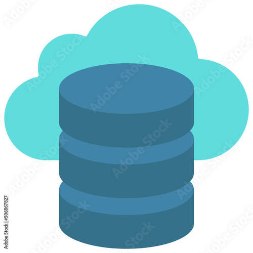 Cloud Database Icon