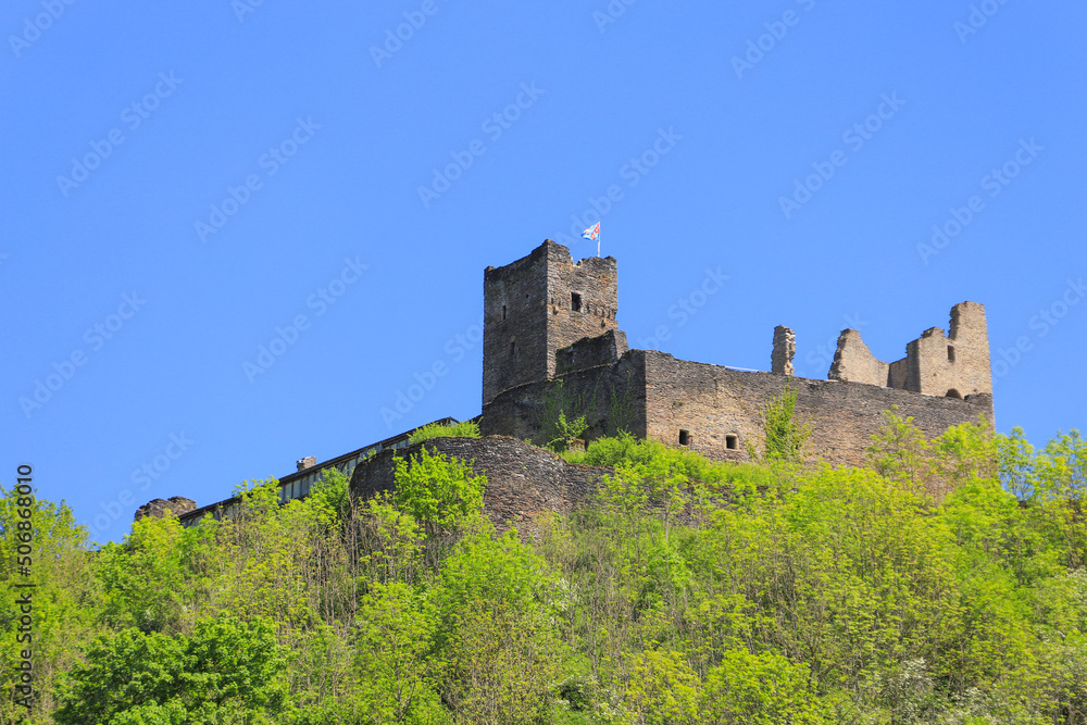 View of the Brandenbourg Castle in Luxembourg