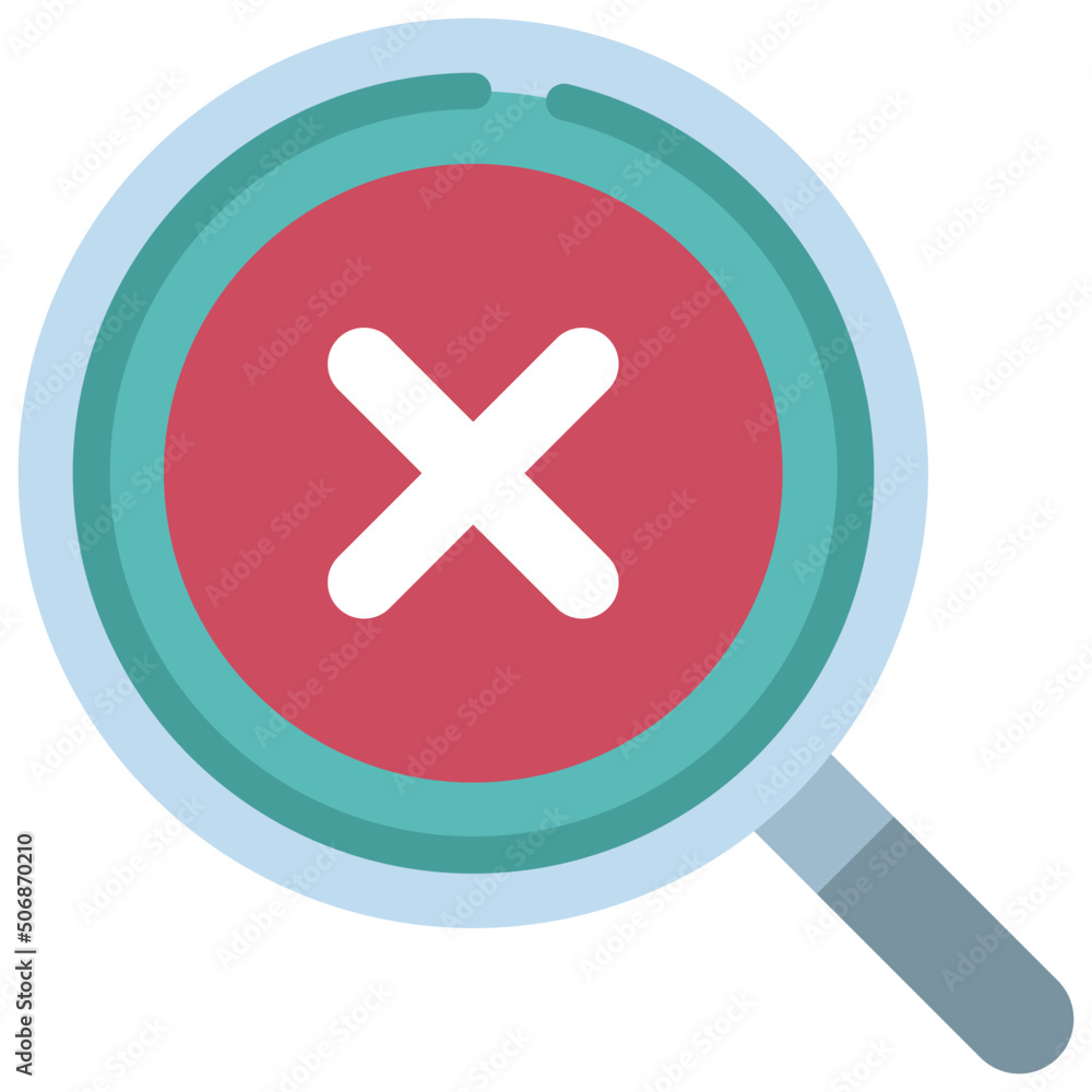 Obraz premium Bad Quality Research Icon