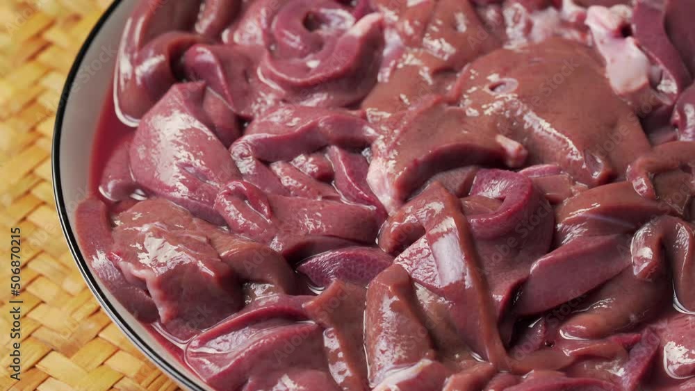 Sichuan-style home cooking - fried pork liver with onions Sichuan-style home cooking - fried pork liver with onions